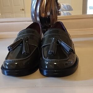 Franco Sarto Green Flats with Tassels